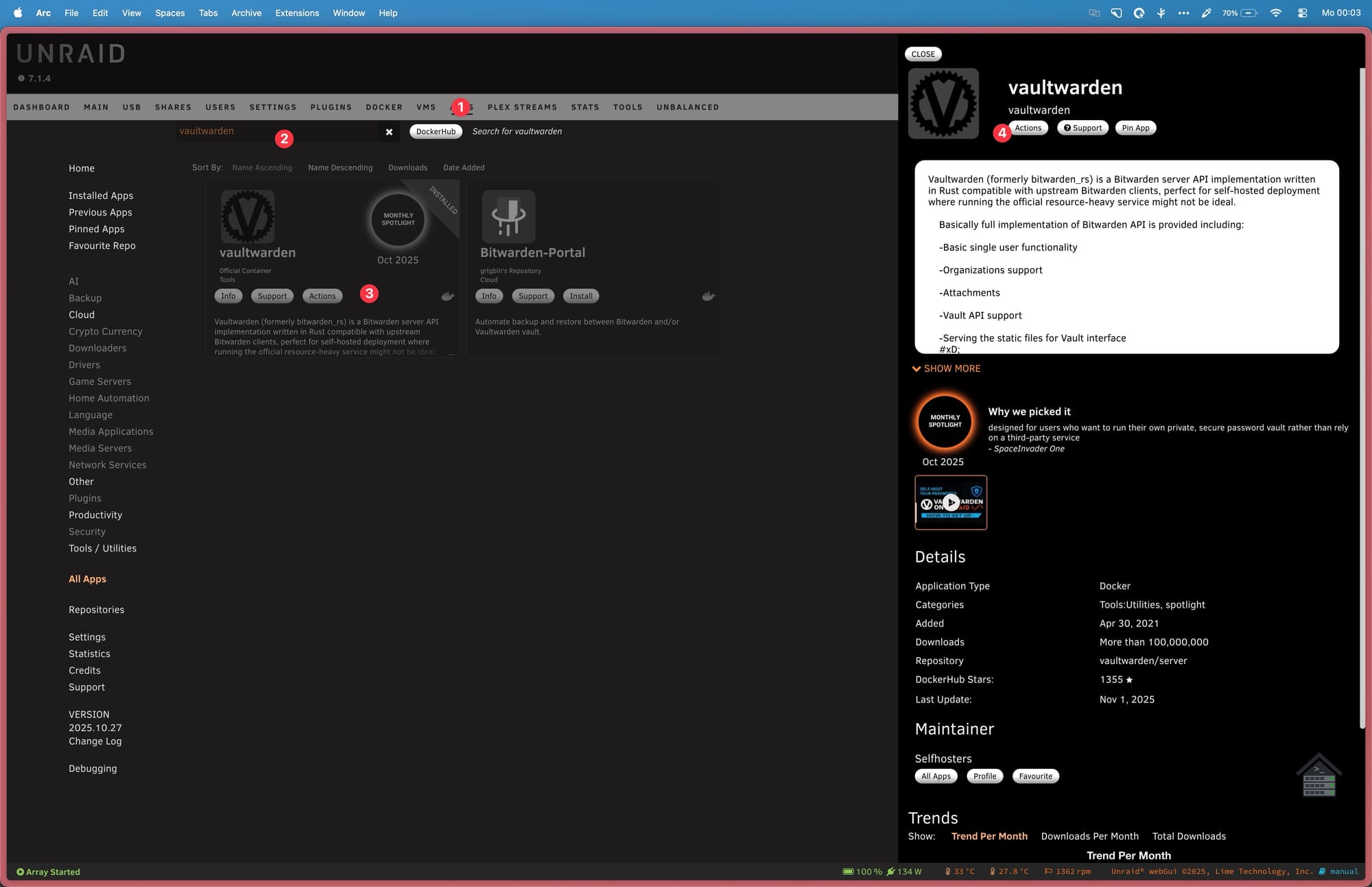Vaultwarden statt Bitwarden Cloud: Passwörter sicher selbst hosten